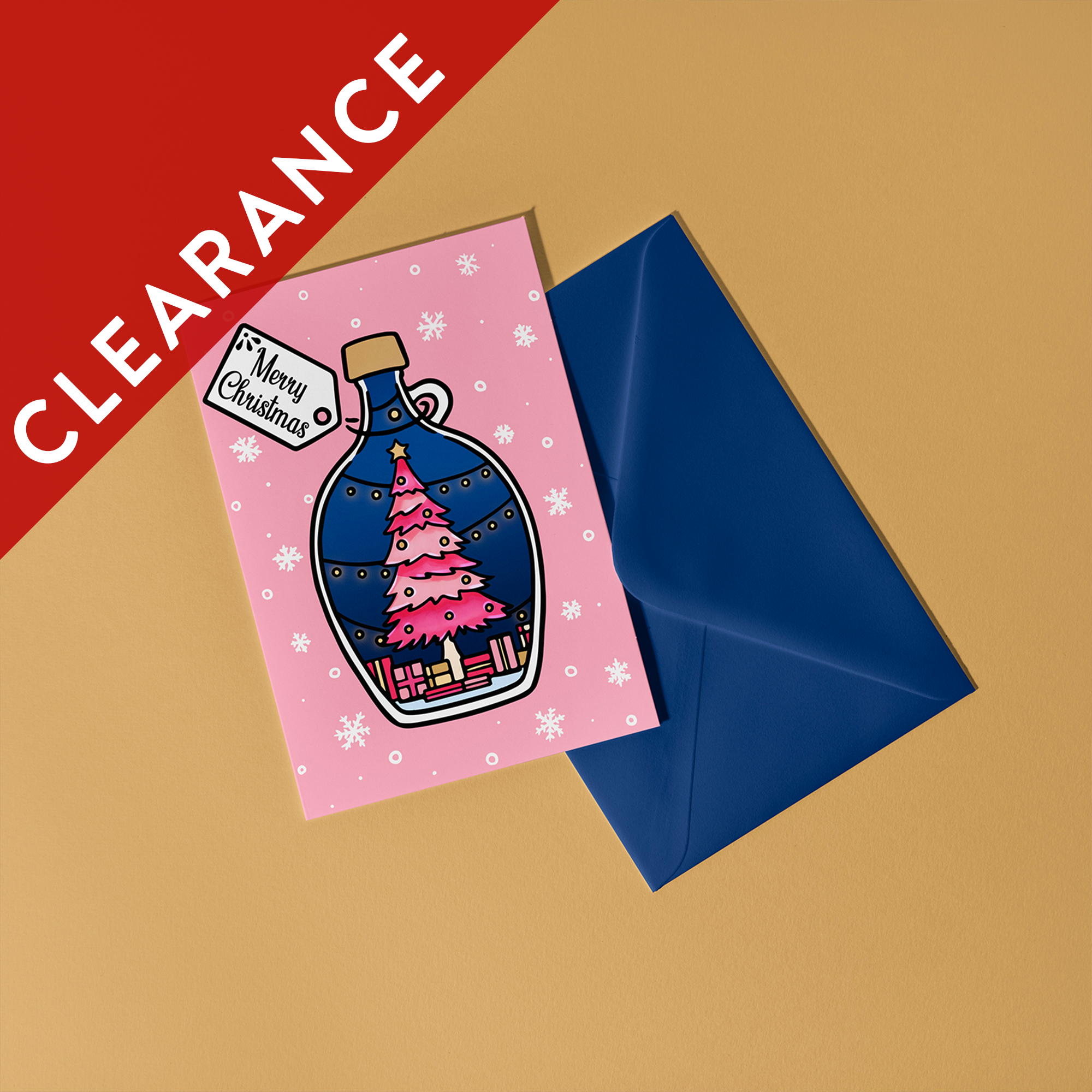 CLEARANCE: Xmas Tree Christmas Card