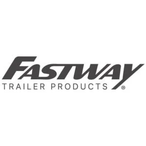 Fastway Trailer Products logo in black and white.