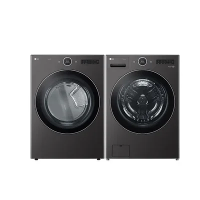 LG "27" Black Steel Front Load Washer / Dryer Set