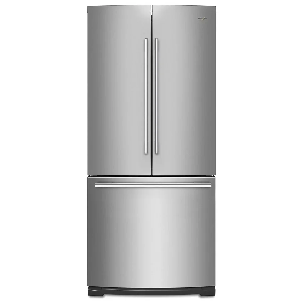 whirlpool"30" stainless steel french door fridge