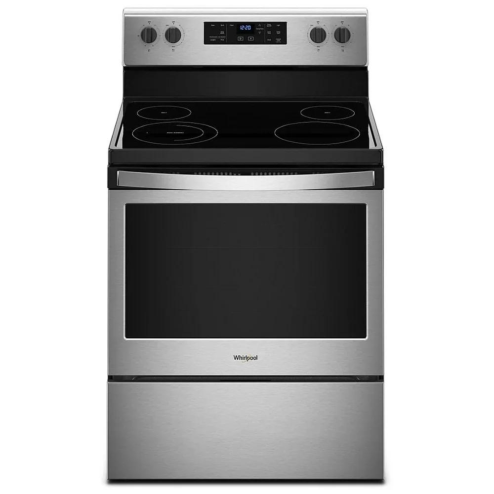 Whirlpool "30" Stainless Steel Freestanding Electric Range