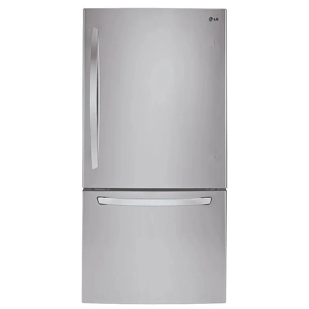 LG "30" Stainless Steel Bottom Freezer Top Fridge