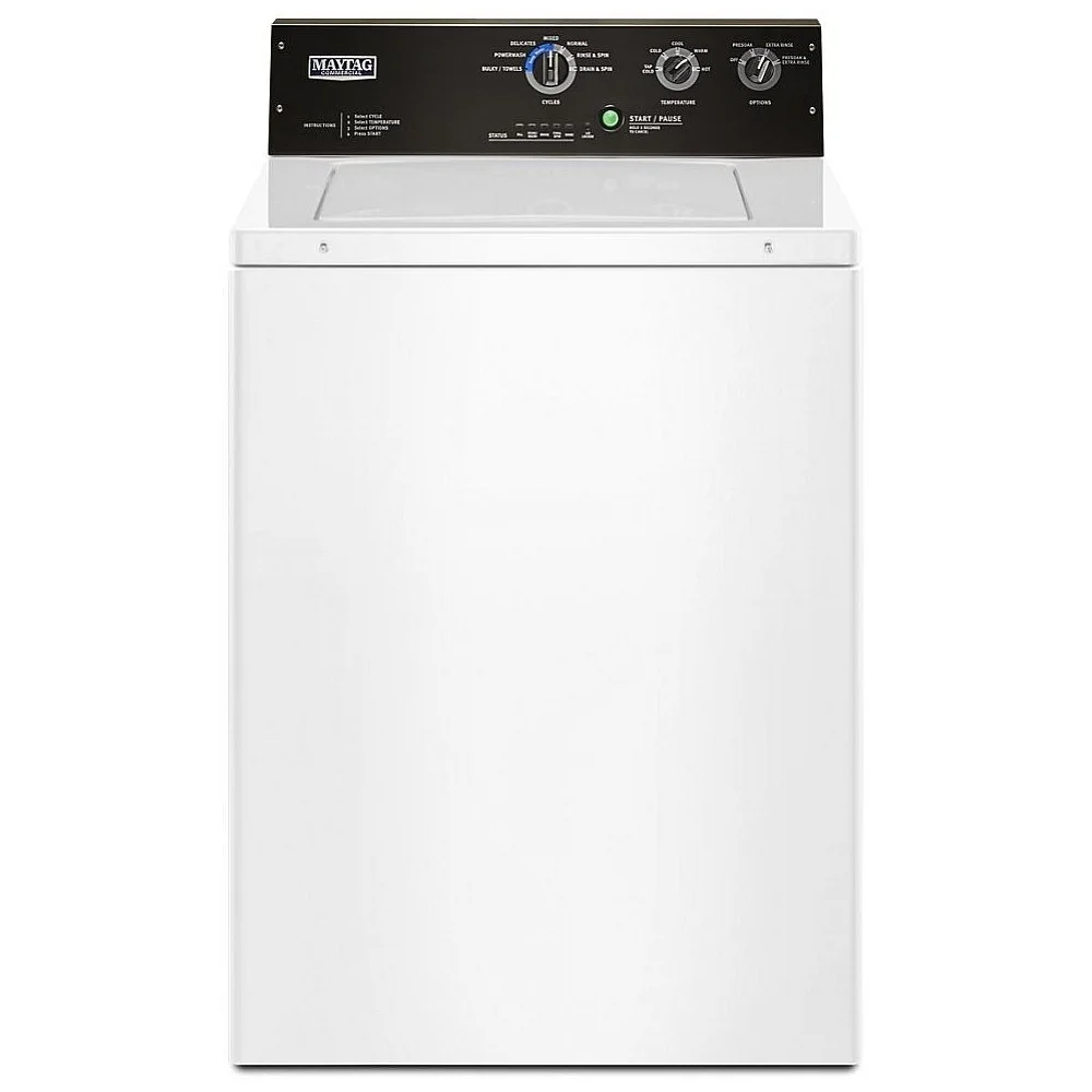 Maytag "27" White Top Load Commercial Washer