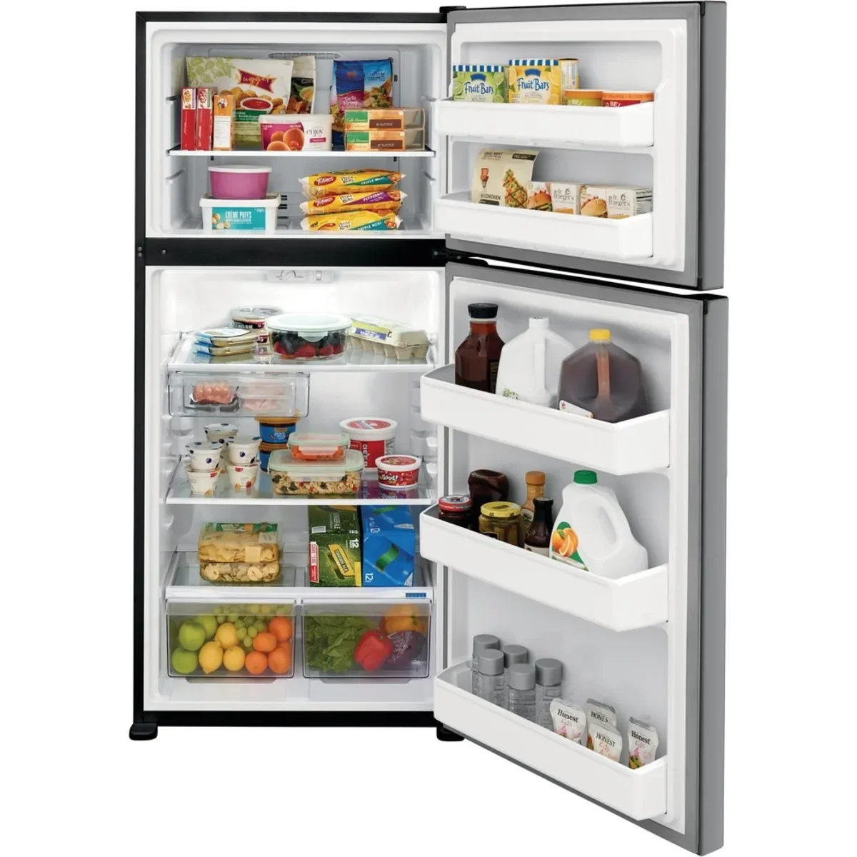Frigidaire "30" stainless steel top freezer fridge