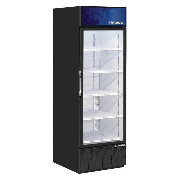 Habco '24" Black Commercial Fridge