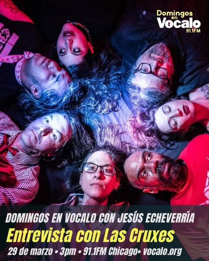 Catch @lascruxesmusic today at 3pm on @vocalo 
Chicago&rsquo;s Urban Alternative
NPR Music station
91.1FM CHI, 89.5FM
