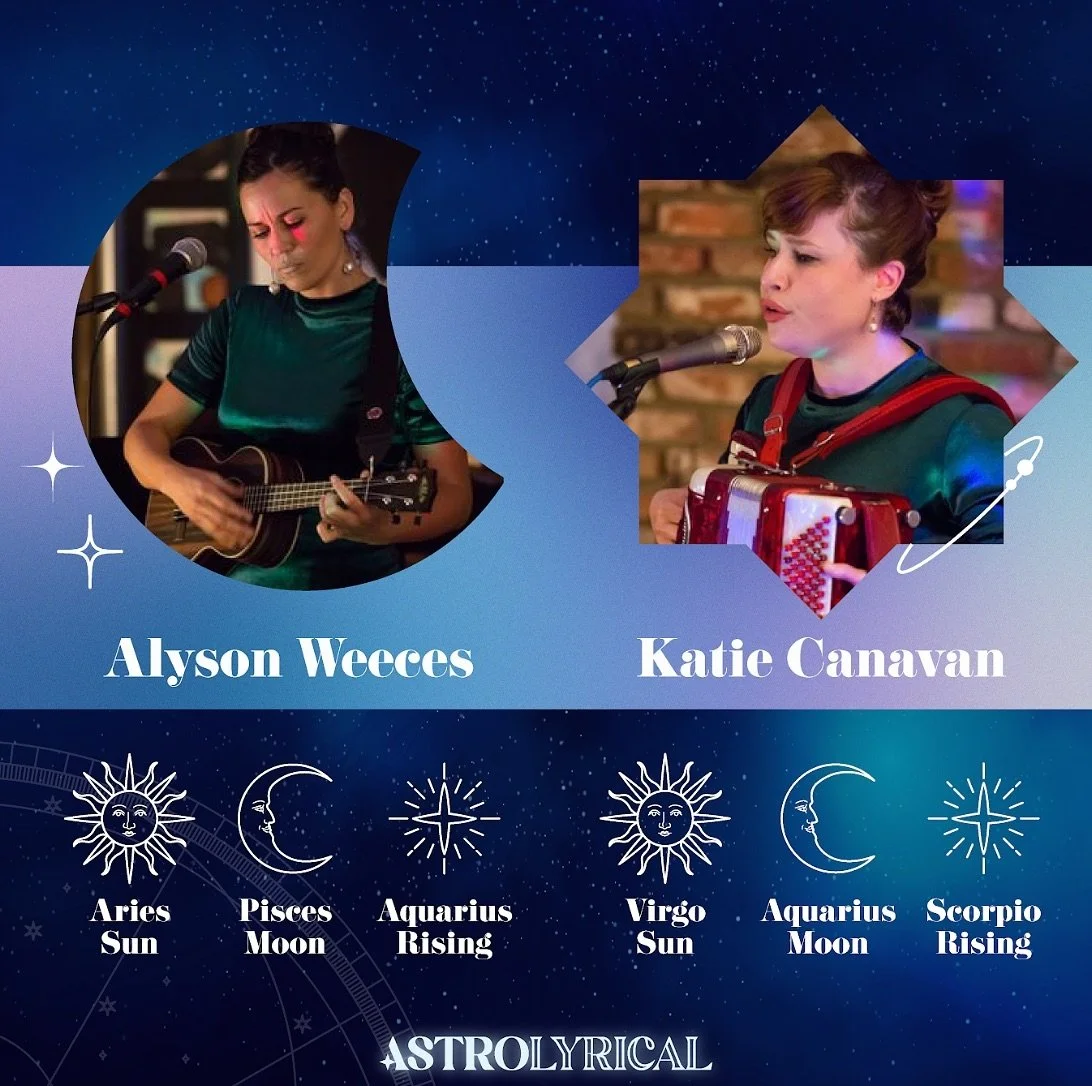 This Tuesday&hellip; @thedarlingkathleens are next up on the podcast! @liliroseastrology chats with the ladies about their fateful beginning as a duo (which started with a texting mishap!😂😅) as well as how their contrasting natal charts influence t