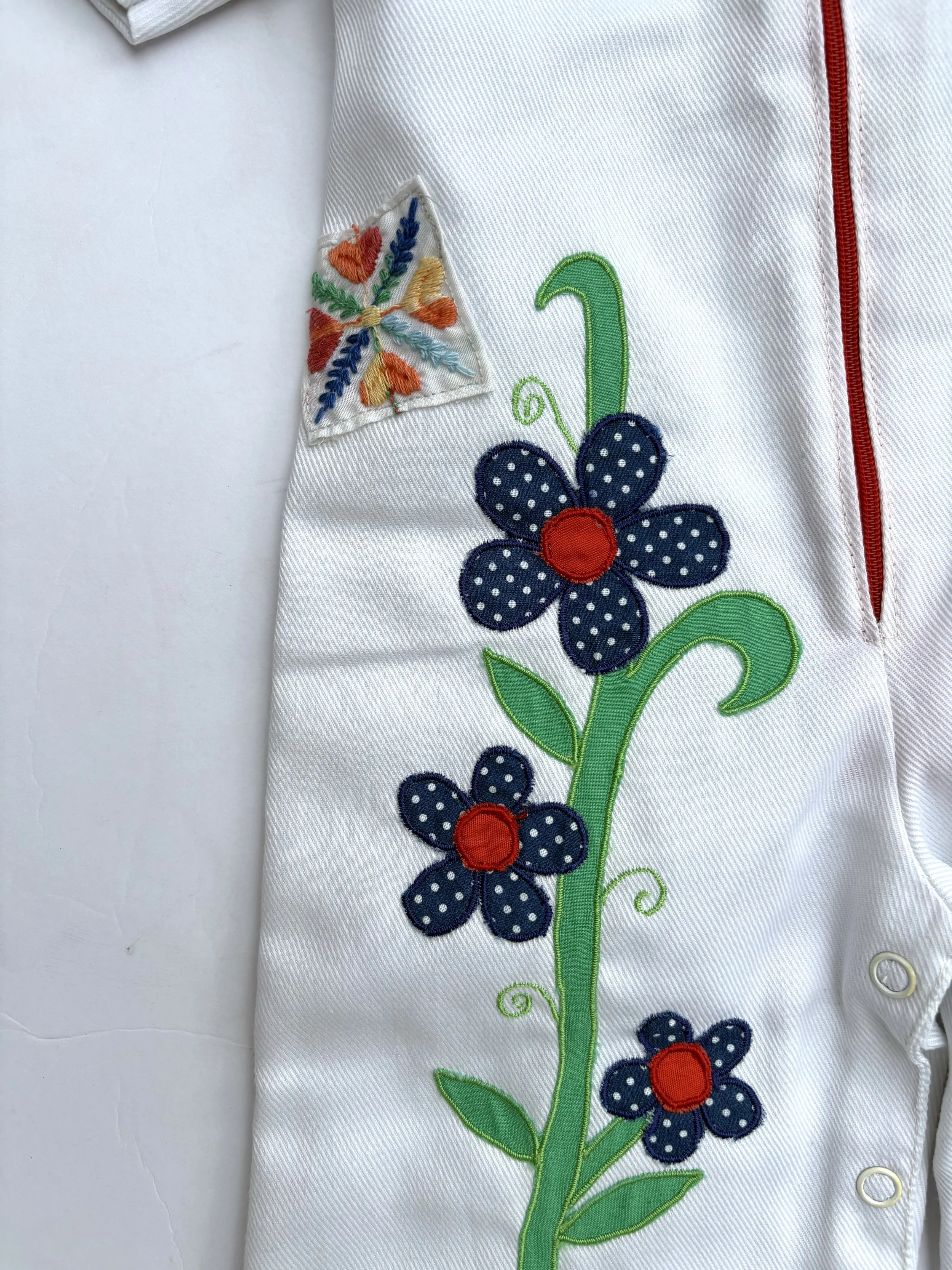 VINTAGE 1970'S EMBROIDERED JUMPSUIT