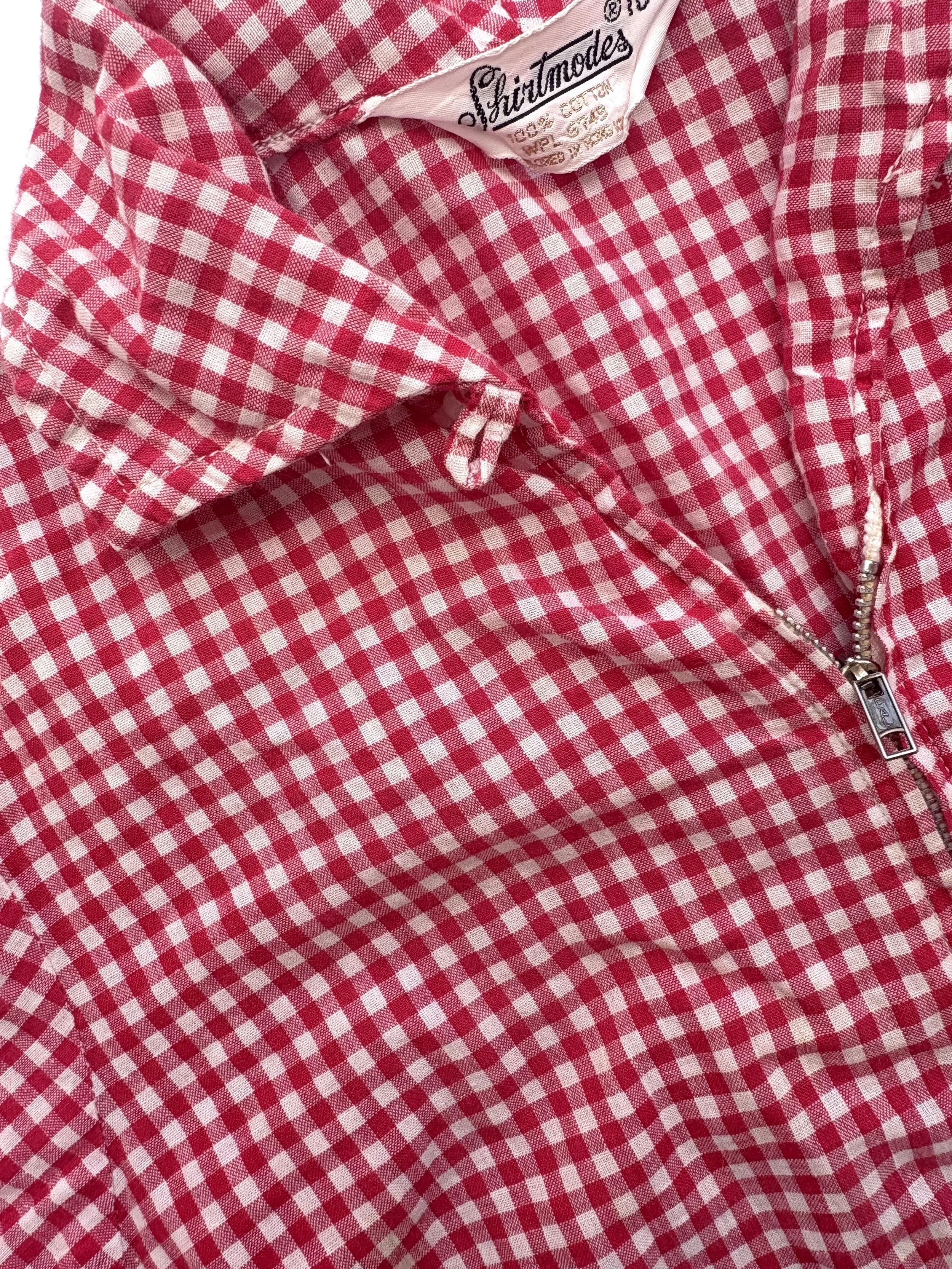 VINTAGE ROCKABILLY CHECKERED TOP