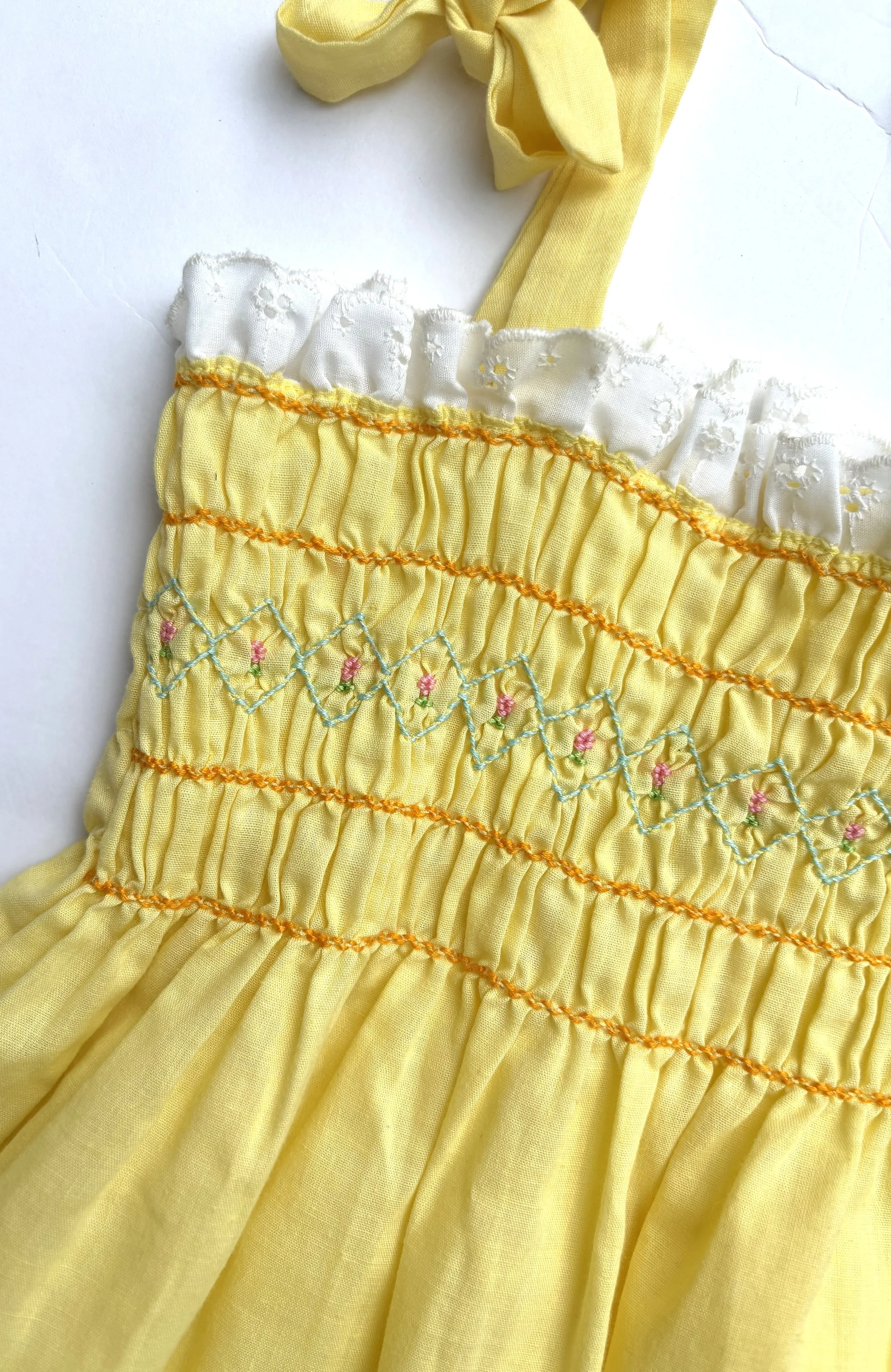 VINTAGE EMBROIDERED SUNDRESS