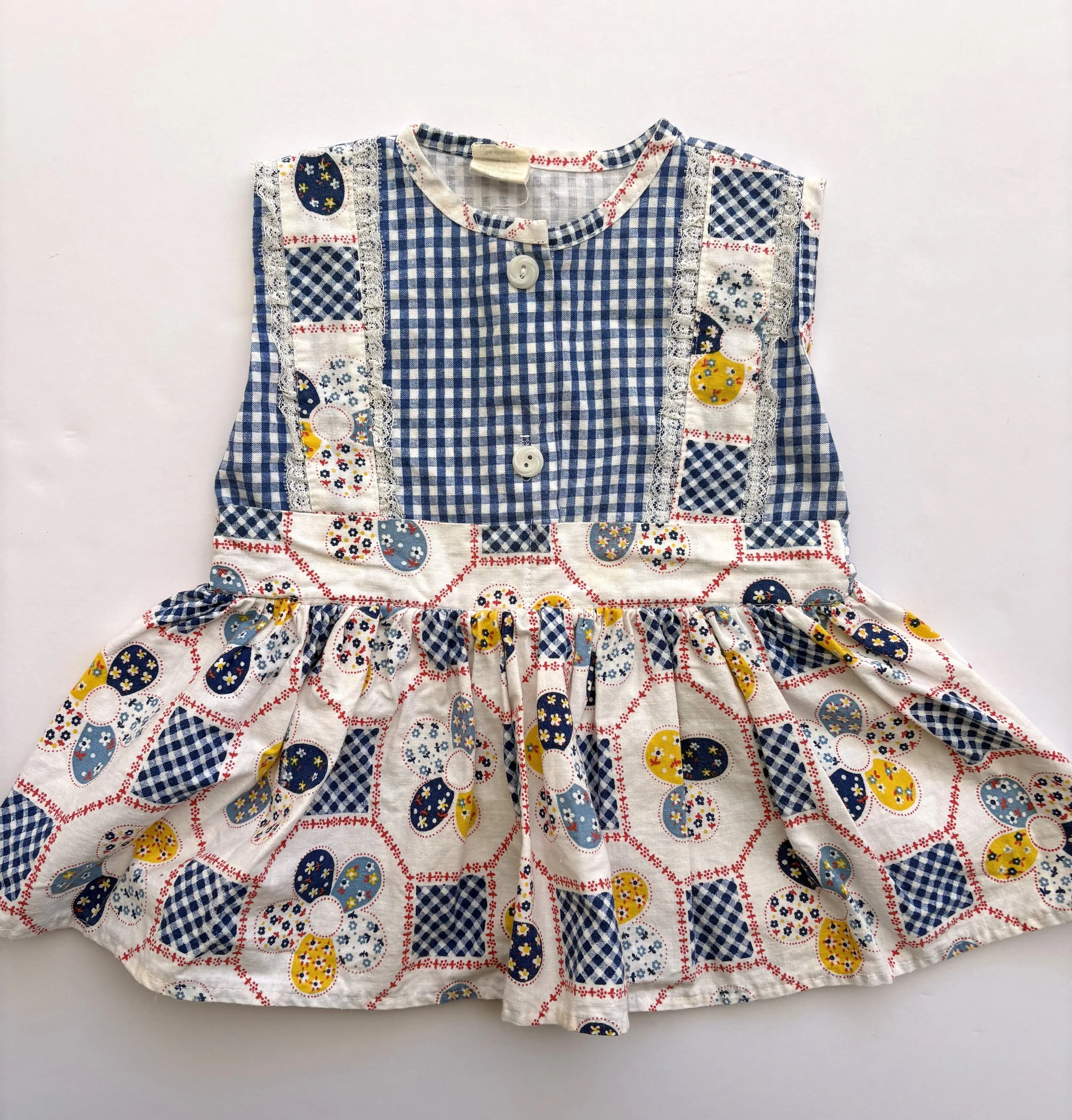 VINTAGE COTTAGECORE PEPLUM TOP