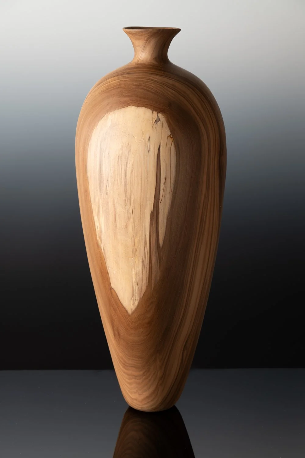 "Exit the Cave" | Sweetgum
| Hollow Form, 6.5" x 18" h | Lacquered