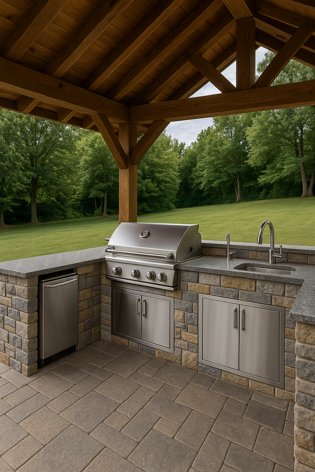 🔥 Outdoor Fire Pits and Kitchens: Why Fall is the Perfect Time to Build