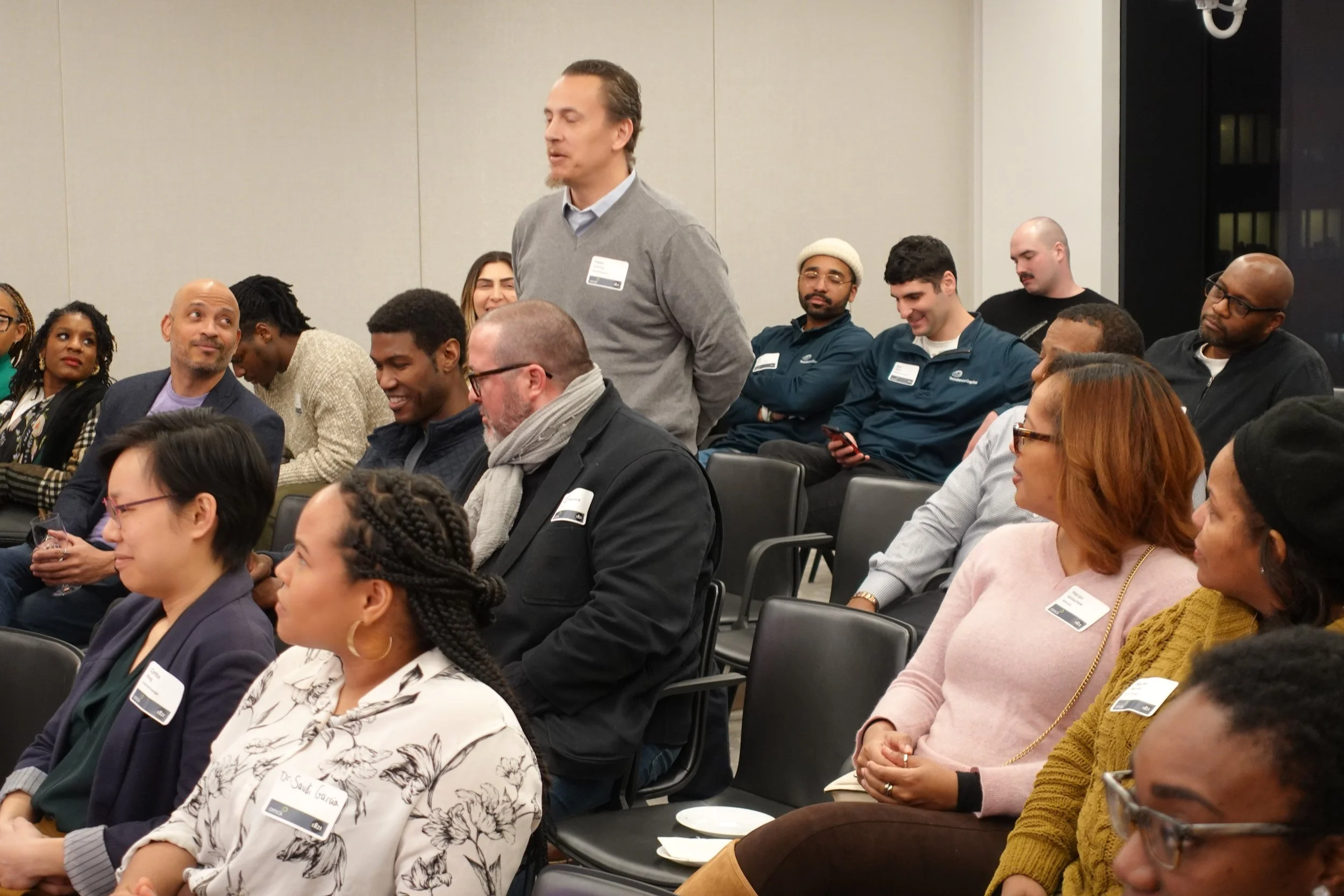 Braving wind chill, New York Area founders, investors, and friends learn from successful entrepreneurs and their peers.