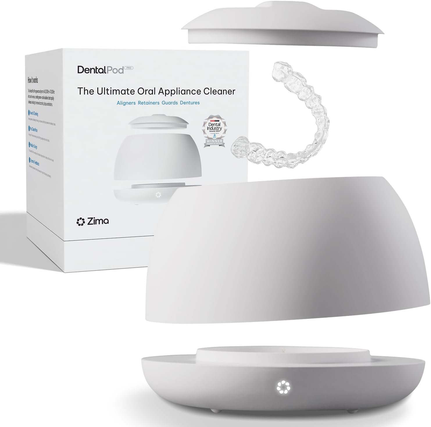 ultrasonic nightguard retainer cleaner