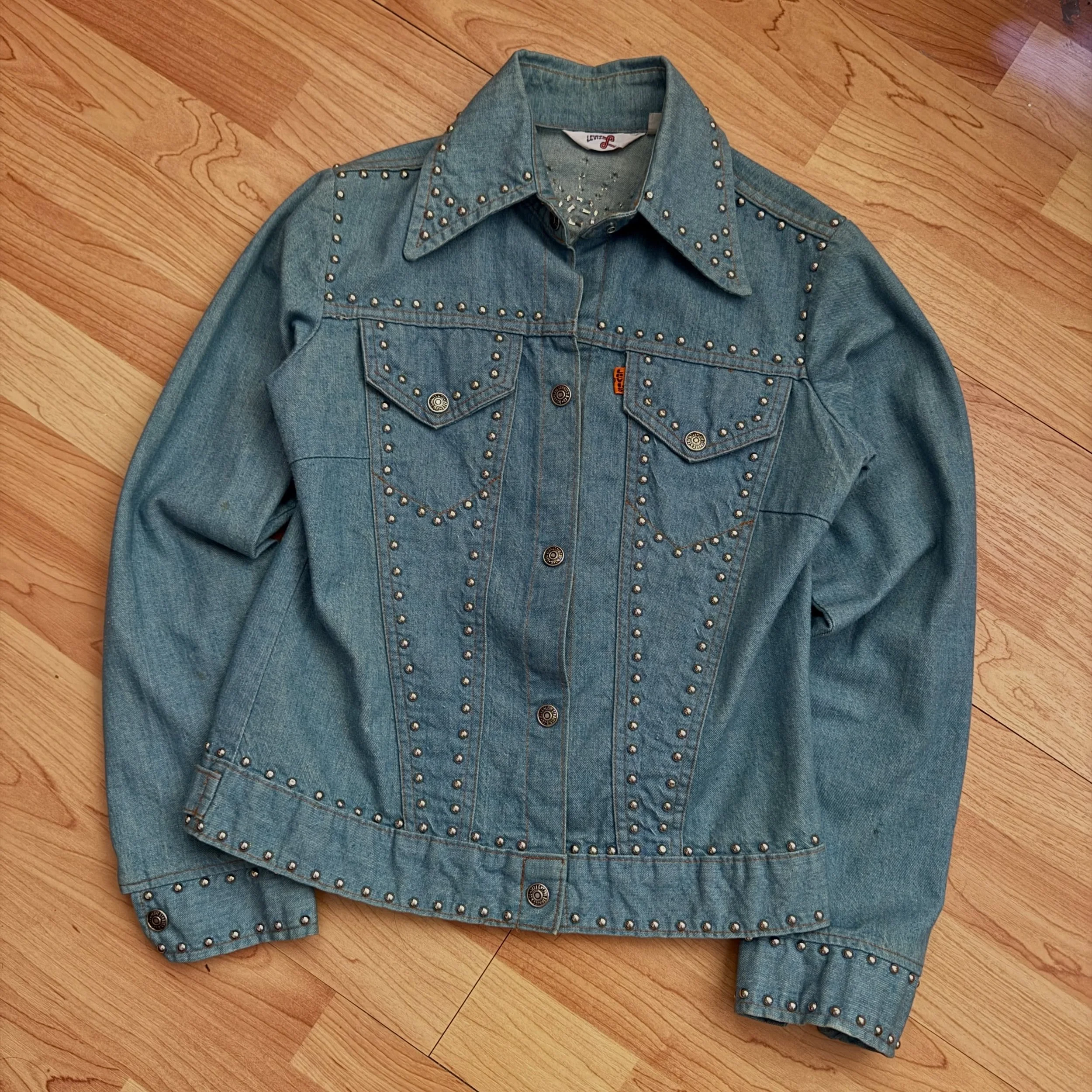 1970s Studded Levi&rsquo;s Denim Jacket