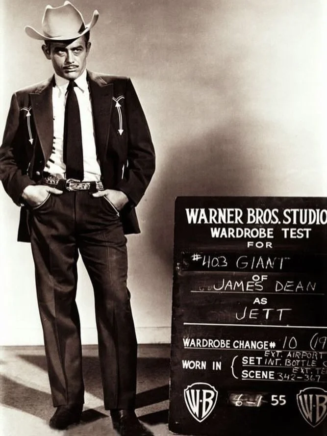 James Dean, wardrobe test, 1955.