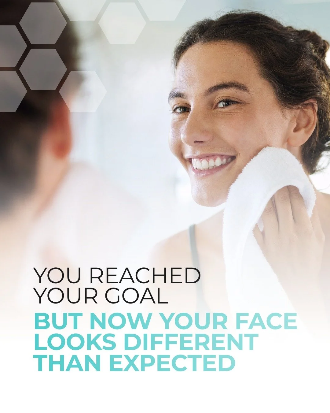 Reaching your weight loss goal is a major milestone, and your skin deserves support along the way. 

Facial changes after weight loss are common. You may notice volume loss, facial hollowing, reduced skin elasticity, or early signs of skin laxity. Th