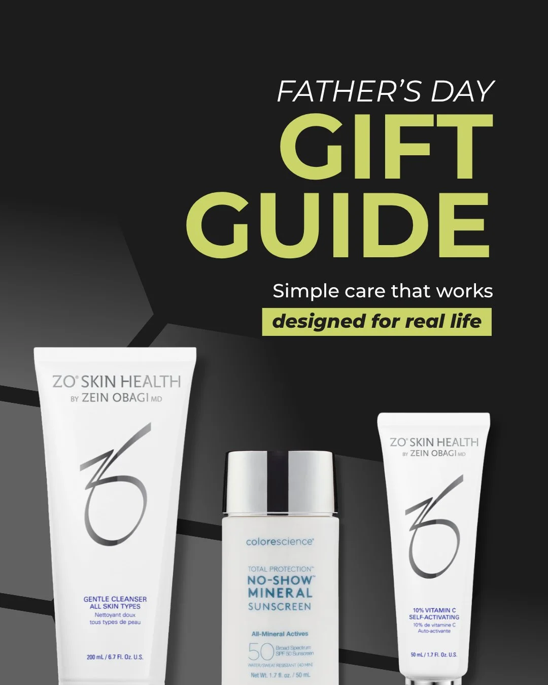 Good skincare does not need to be complicated to be effective. ⁠
⁠
This Father&rsquo;s Day, focus on simple, effective products designed to support healthier-looking skin without adding unnecessary steps to his routine. ⁠
⁠
Our Father&rsquo;s Day Gif