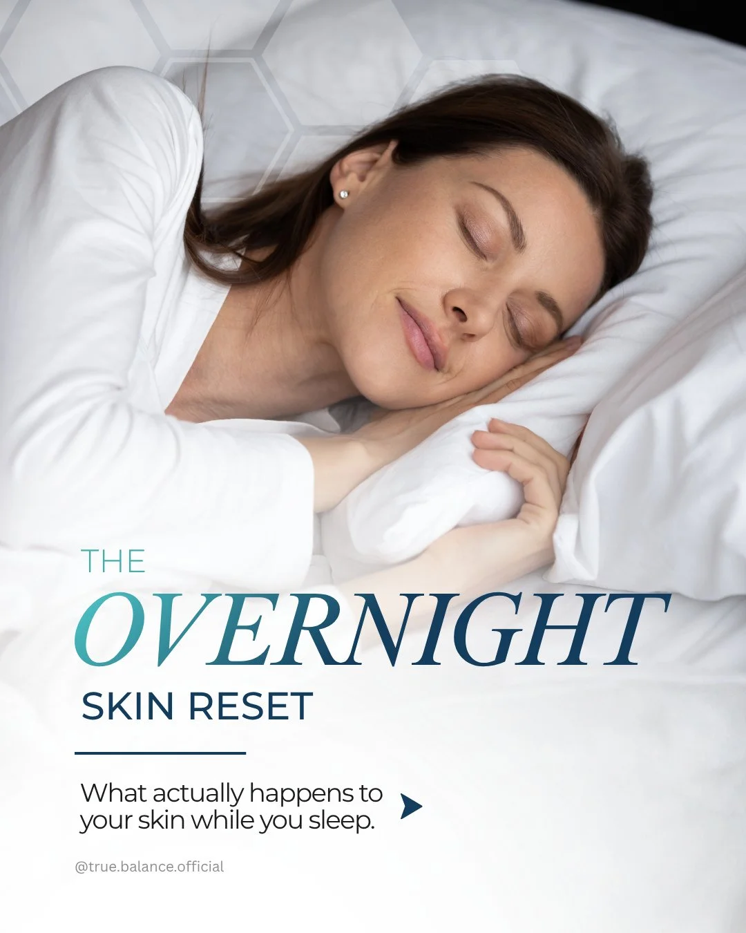 Sleep and skin are more connected than most people realize.⁠
�⁠
During deep sleep, the body naturally supports processes like growth hormone activity, collagen production, circulation, and cellular repair. For some, this can be associated with firmer