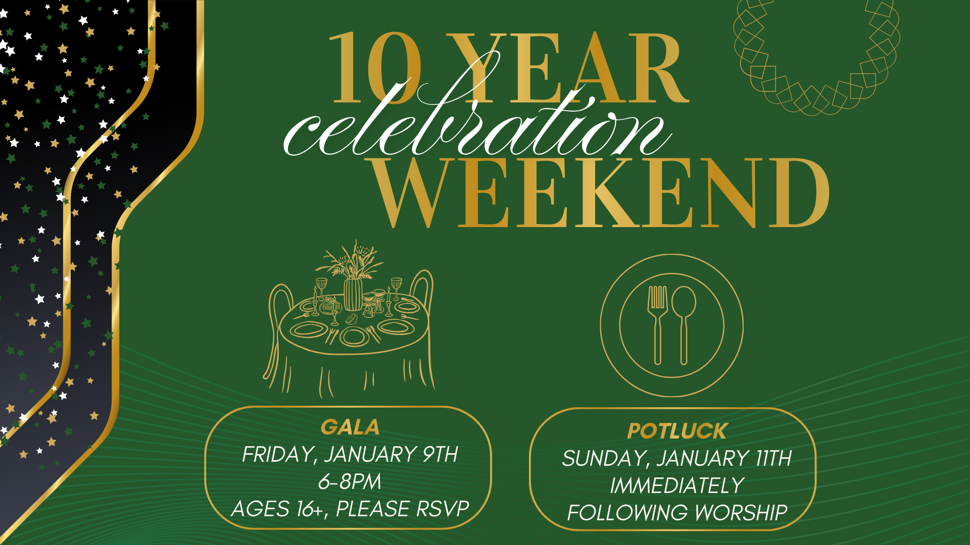 10 Year Celebration Weekend