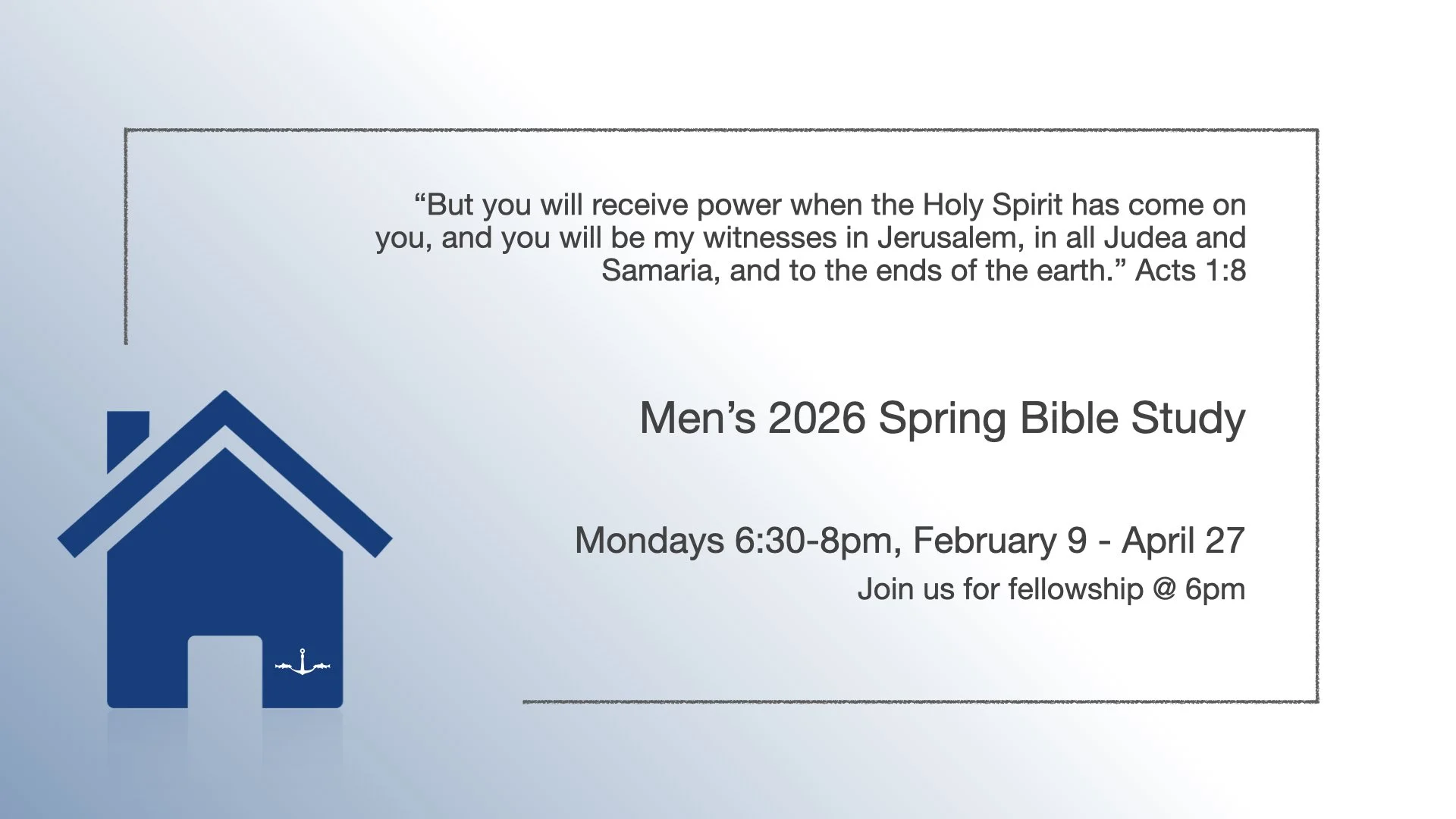 Men's Bible Study