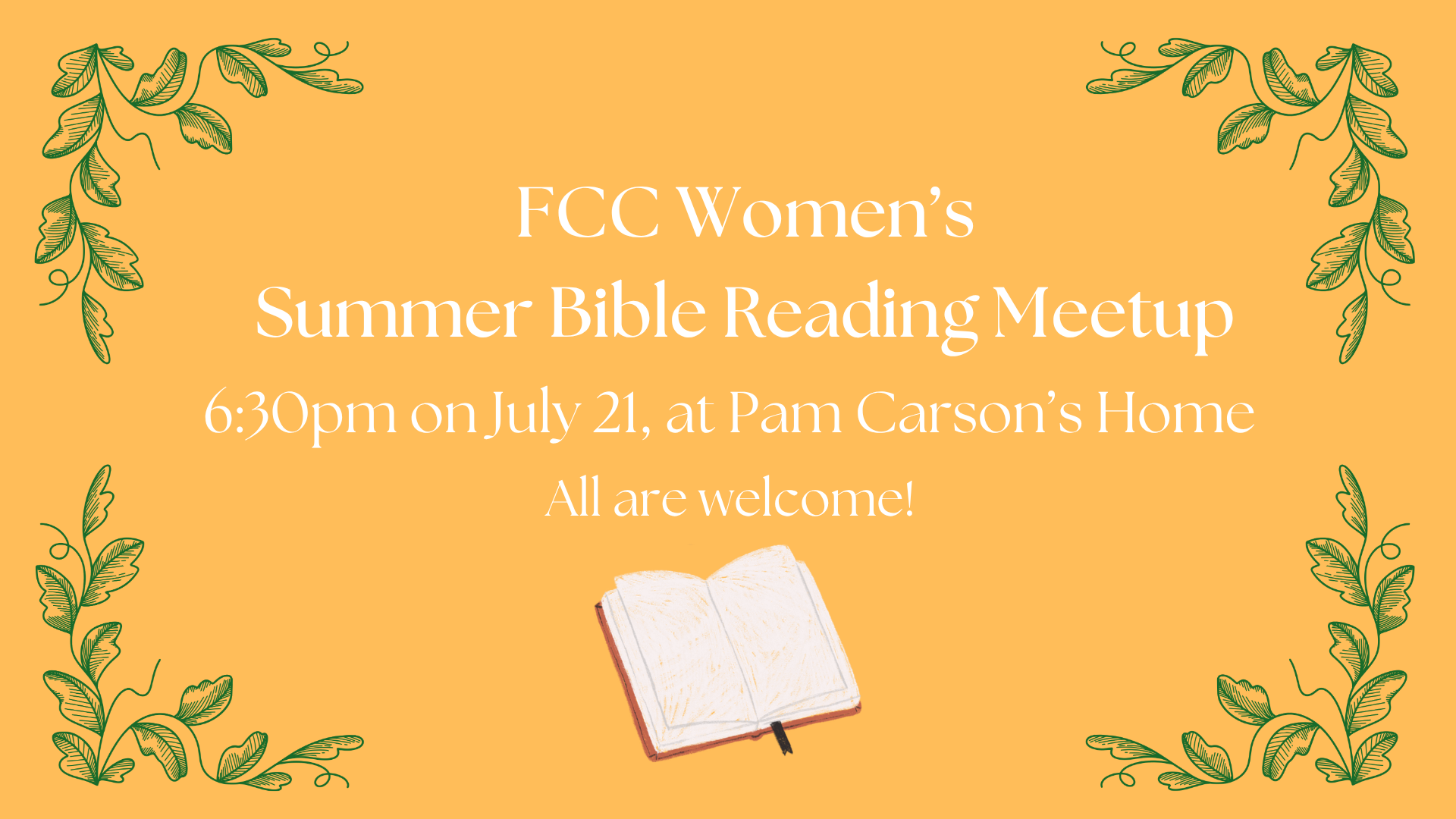 Women's Bible Reading Meetup