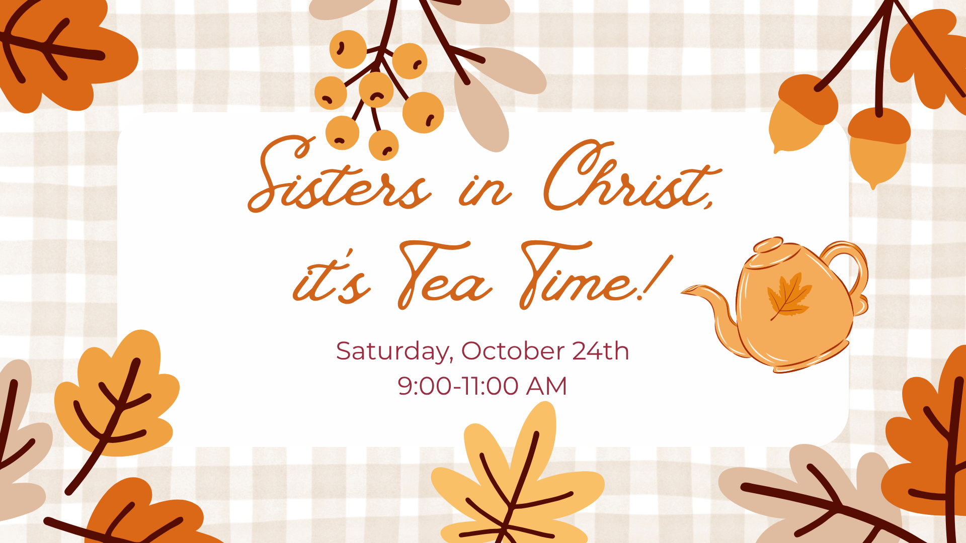 Ladies' Fall Tea