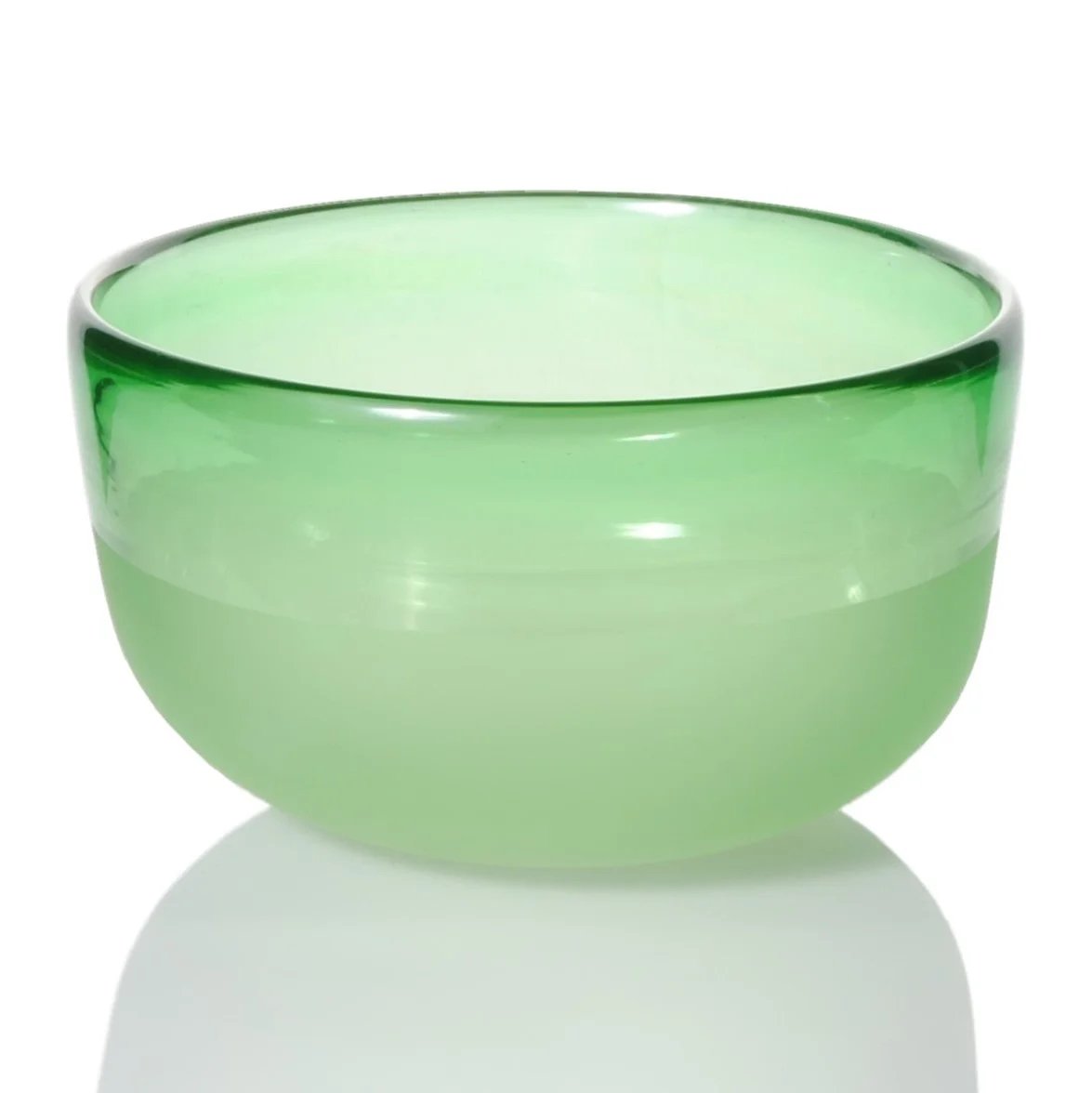 Matte bottom bowl, $60 through courtneydownmanglass.com.