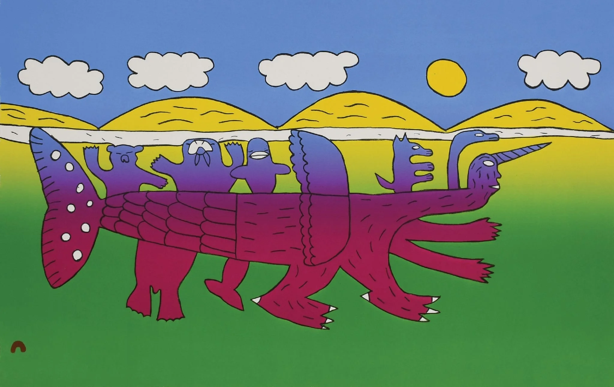 Pitseolak Qimirpik, Shaman Transformation, $500 at Feheley Fine Arts.