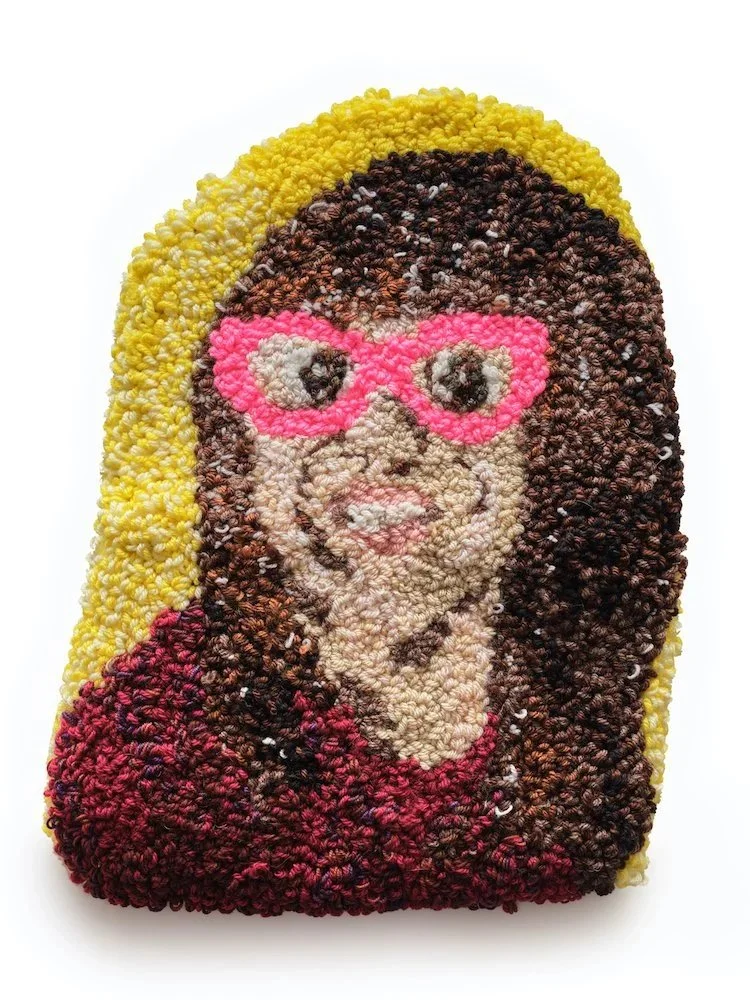 Portrait in yarn, $350 through alisamcronald.com.