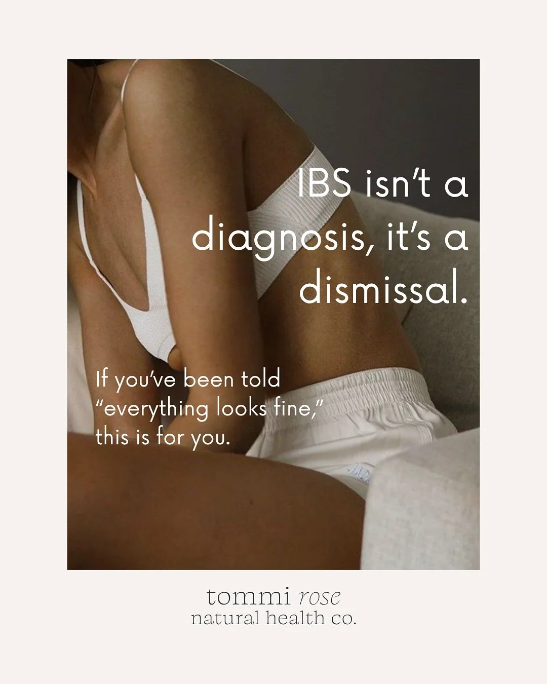 If you&rsquo;ve ever walked out of a doctor&rsquo;s office feeling dismissed, overwhelmed, or unheard because they told you &ldquo;it&rsquo;s just IBS&rdquo;&hellip; this one&rsquo;s for you.

IBS isn&rsquo;t a diagnosis &mdash; it&rsquo;s a dead end