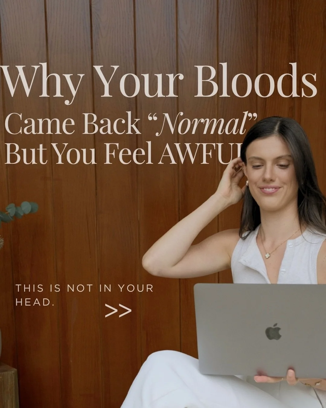 &ldquo;Your blood test results are normal.&rdquo;

And yet &mdash; you&rsquo;re exhausted, breaking out, bloated, anxious, and not feeling like yourself.

Here&rsquo;s what most women aren&rsquo;t told:
Standard blood tests use population reference r