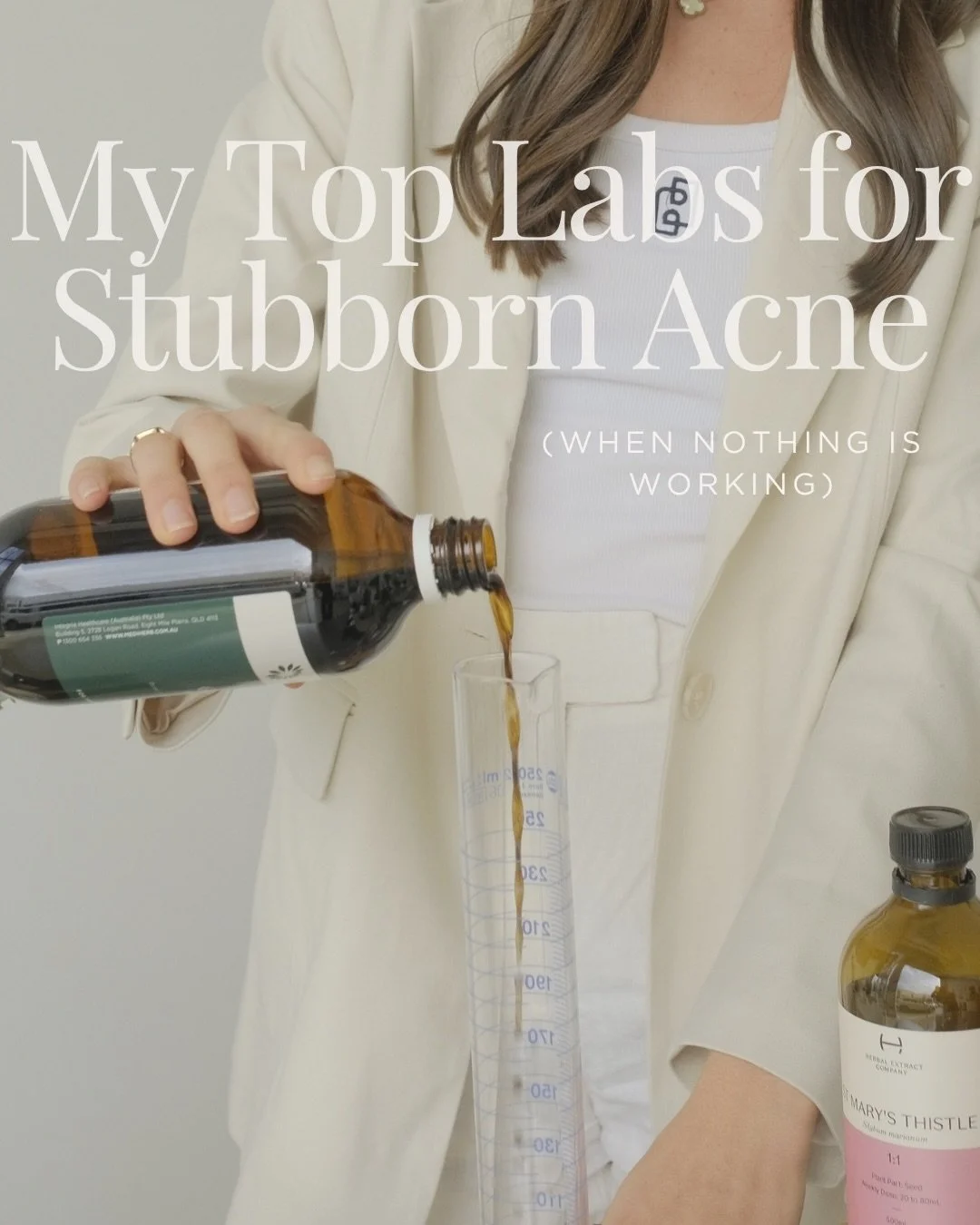 One of the biggest mistakes I see with acne is treating it without understanding what&rsquo;s actually driving it.

Acne isn&rsquo;t just a skin issue.
It&rsquo;s often connected to gut health, hormone balance, blood sugar, inflammation, and nutrient