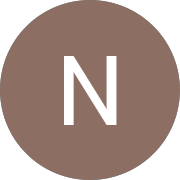 Solid brown circle with a white letter 'N' in the center.