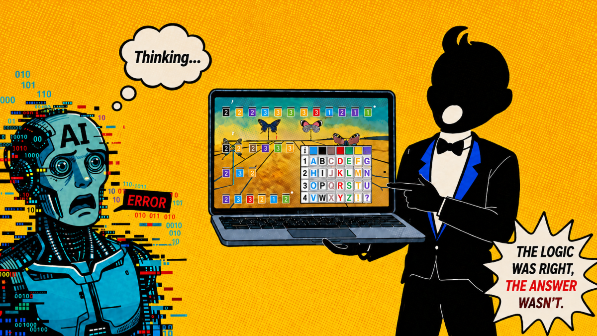 AI glitches out trying to solve Tempo's Alphabet cryptogram puzzle, “Color Notation.”