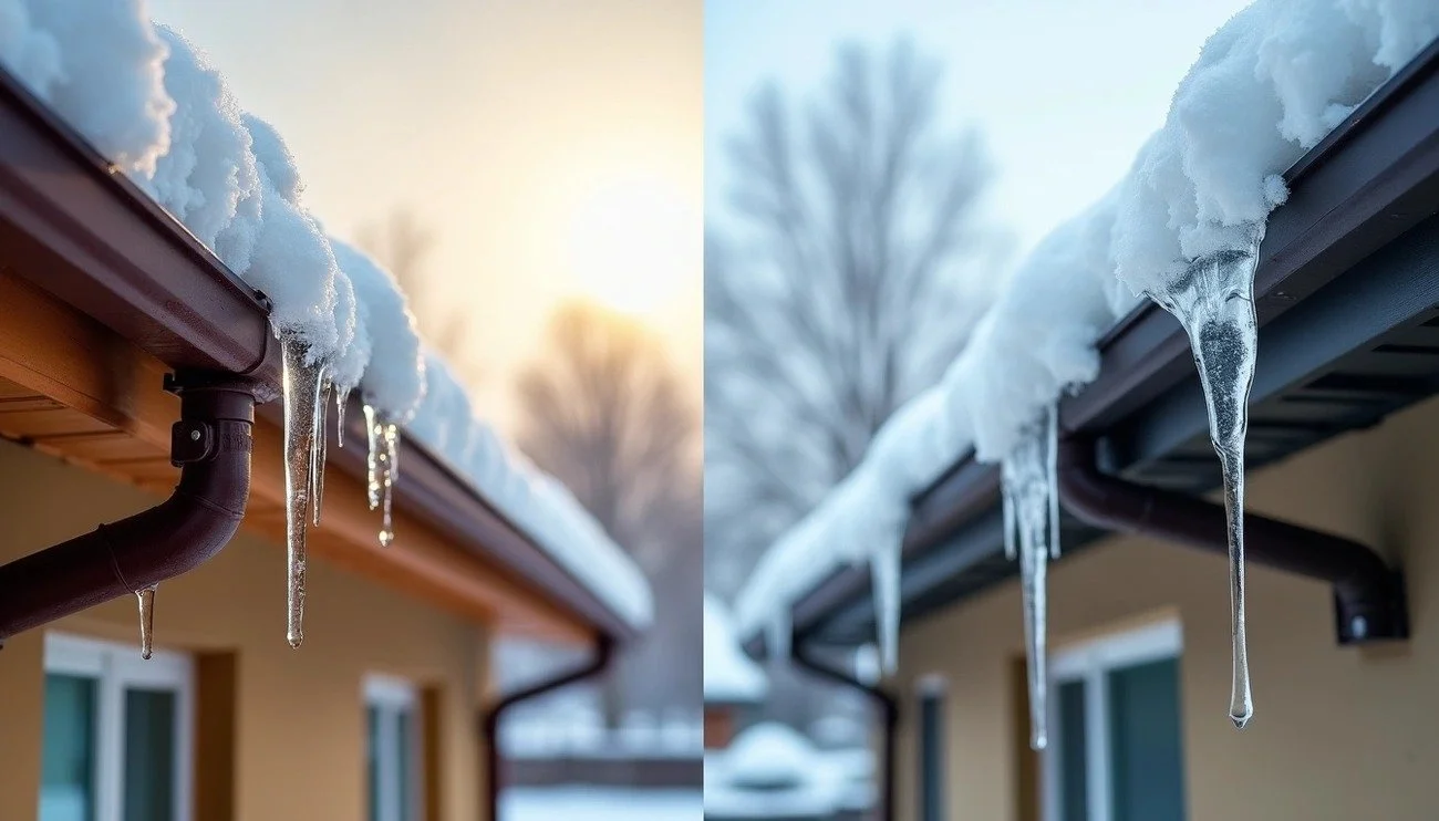 Snow season is here&mdash;book eavestrough cleaning in Oakville, Ontario to prevent ice dams, leaks, and fascia damage. Read the blog + get winter-ready.�#Oakville #EavestroughCleaning #GutterCleaning #RoofingServicesOakville