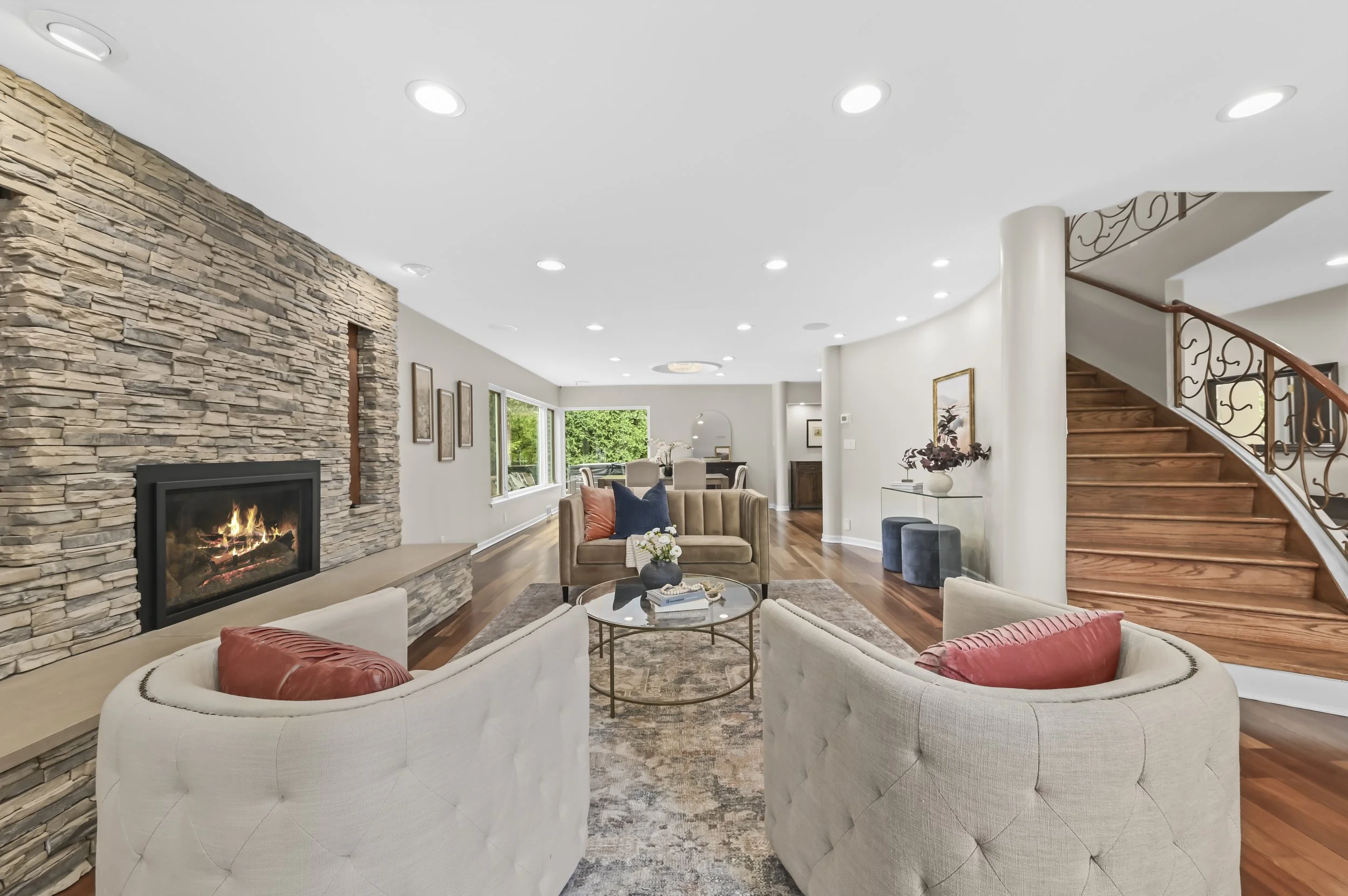open living room