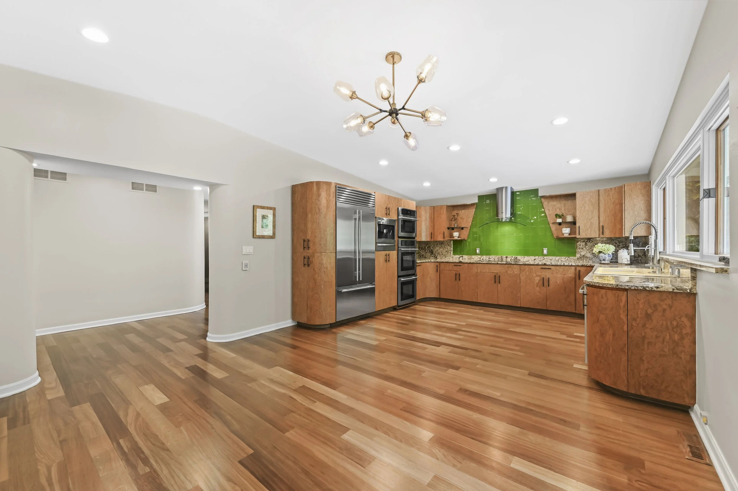 spacious kitchen