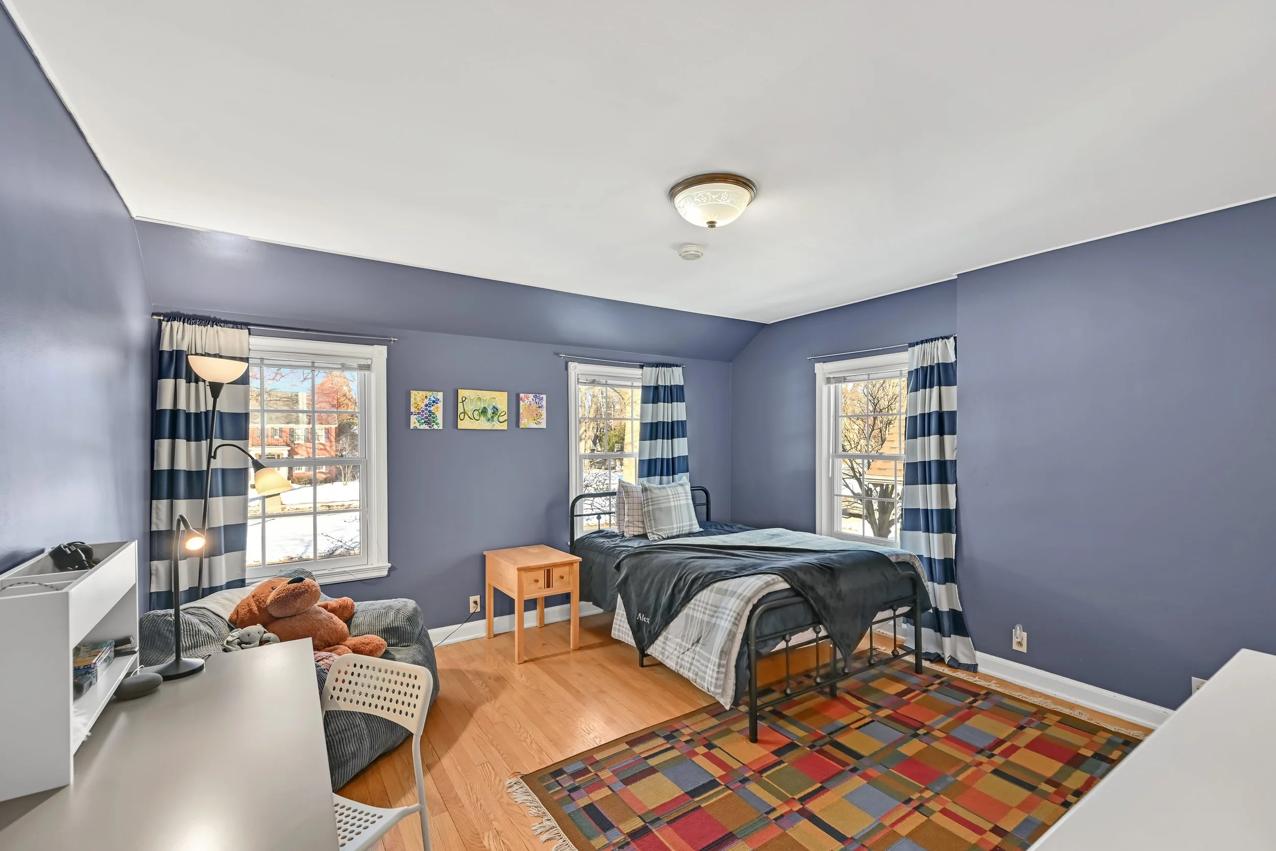 bedroom 3 with double closets