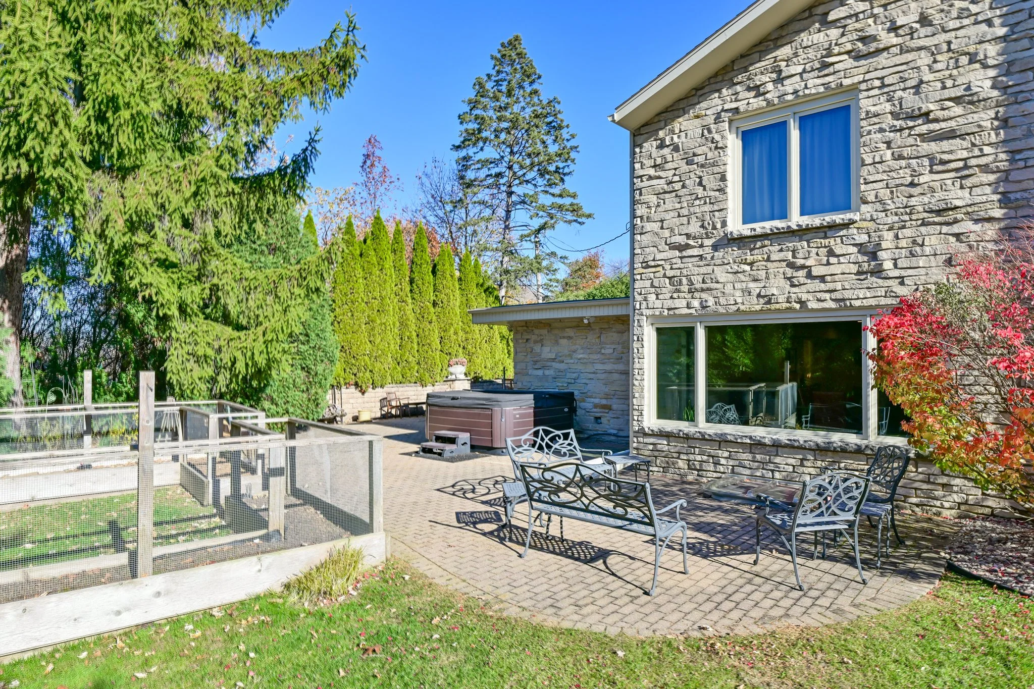 established garden beds