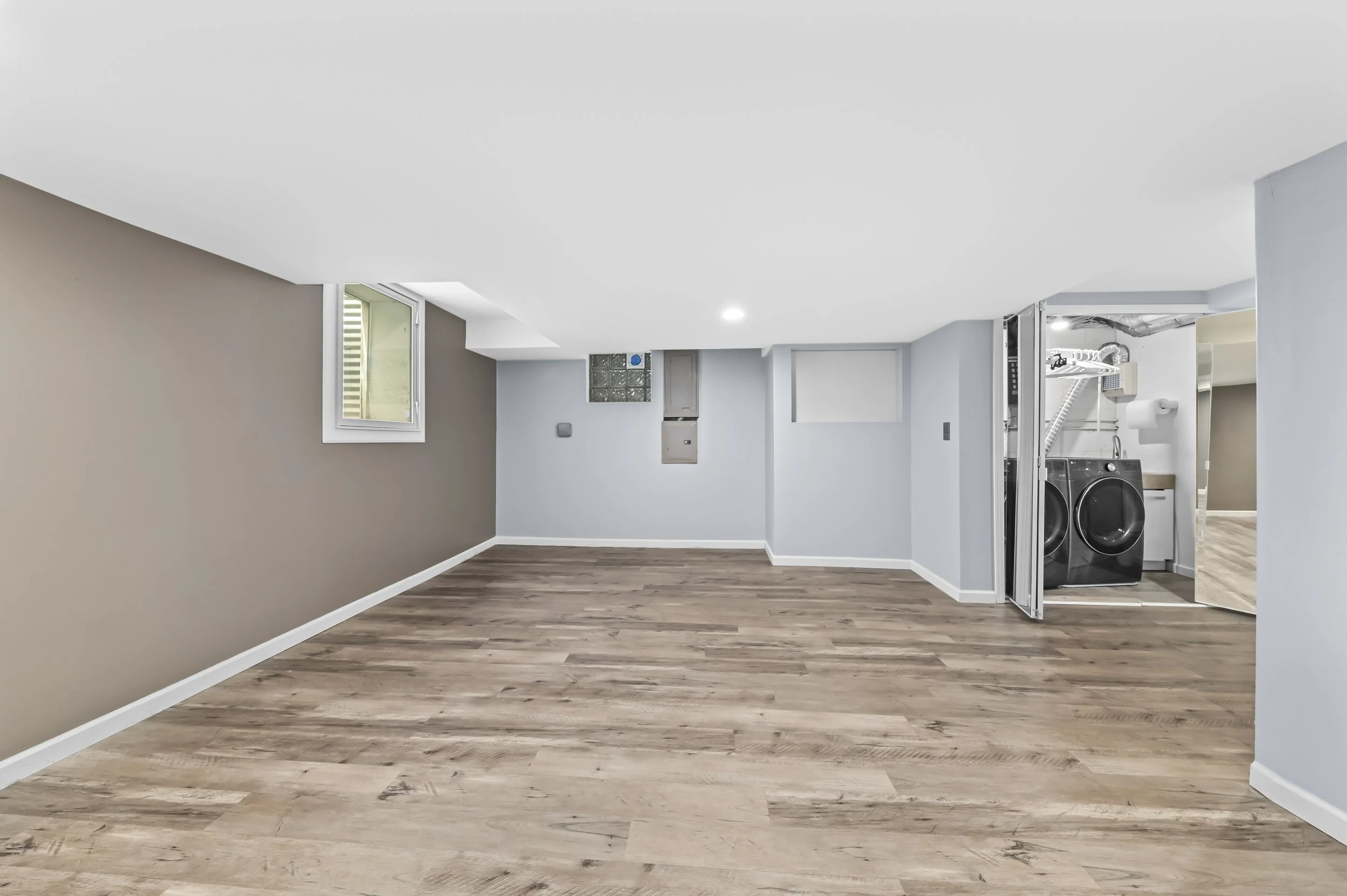 finished lower level