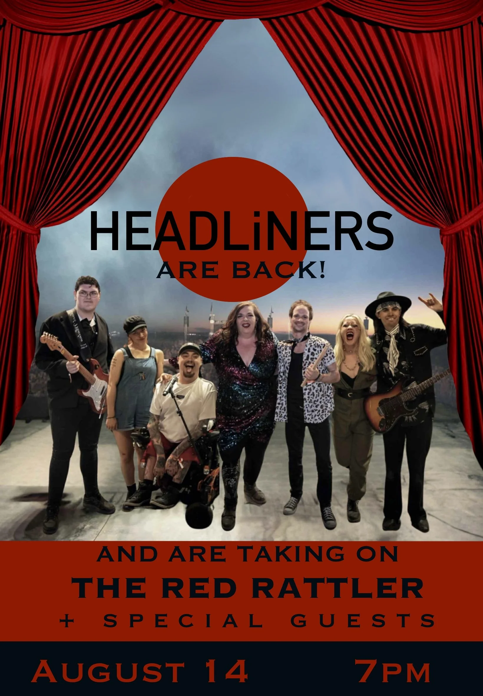 HEADLiNERS - Breaking Sound Barriers! — The Red Rattler