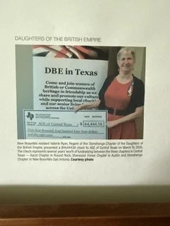  a copy of the news clipping from our local paper, the New Braunfels Herald Zeitung April 5, 2026 page 3B 