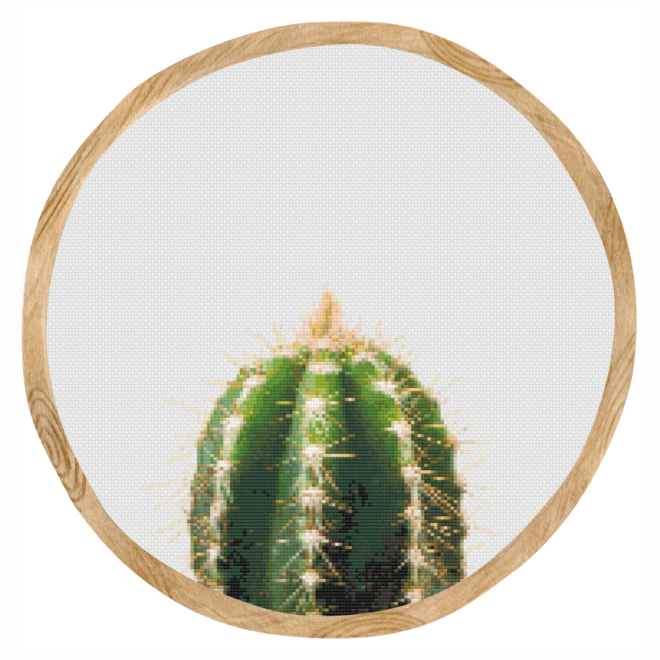 Calming Cactus Cross Stitch Pattern