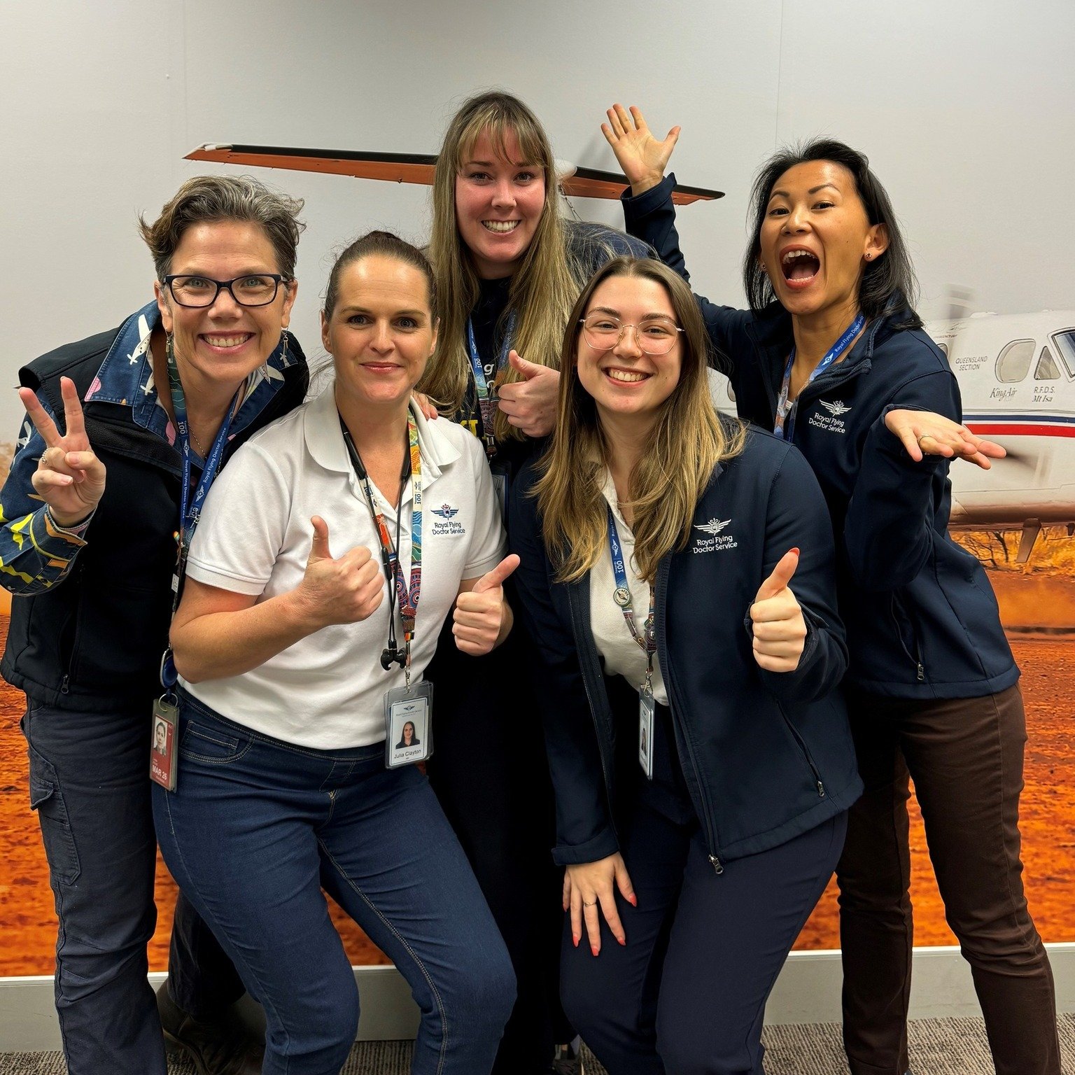 Creativity at cruising altitude! 💙 

We&rsquo;ve been blown away by the incredible entries from staff of @rfdsqld in our recent photo competition to showcase their Dina Uniforms in action. 

From airstrips to behind-the-scenes action, their submissi