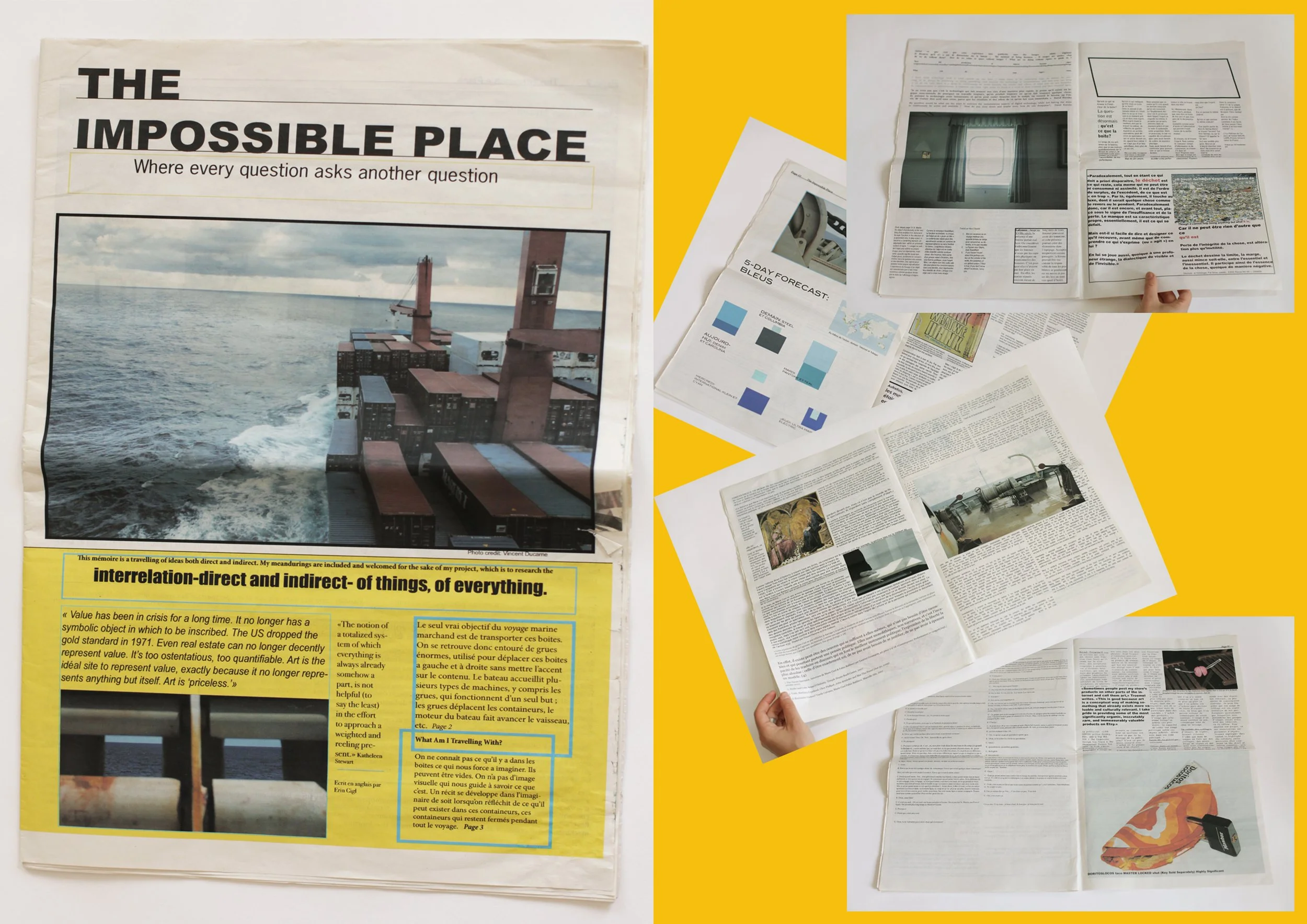 The Impossible Place, Artist Book