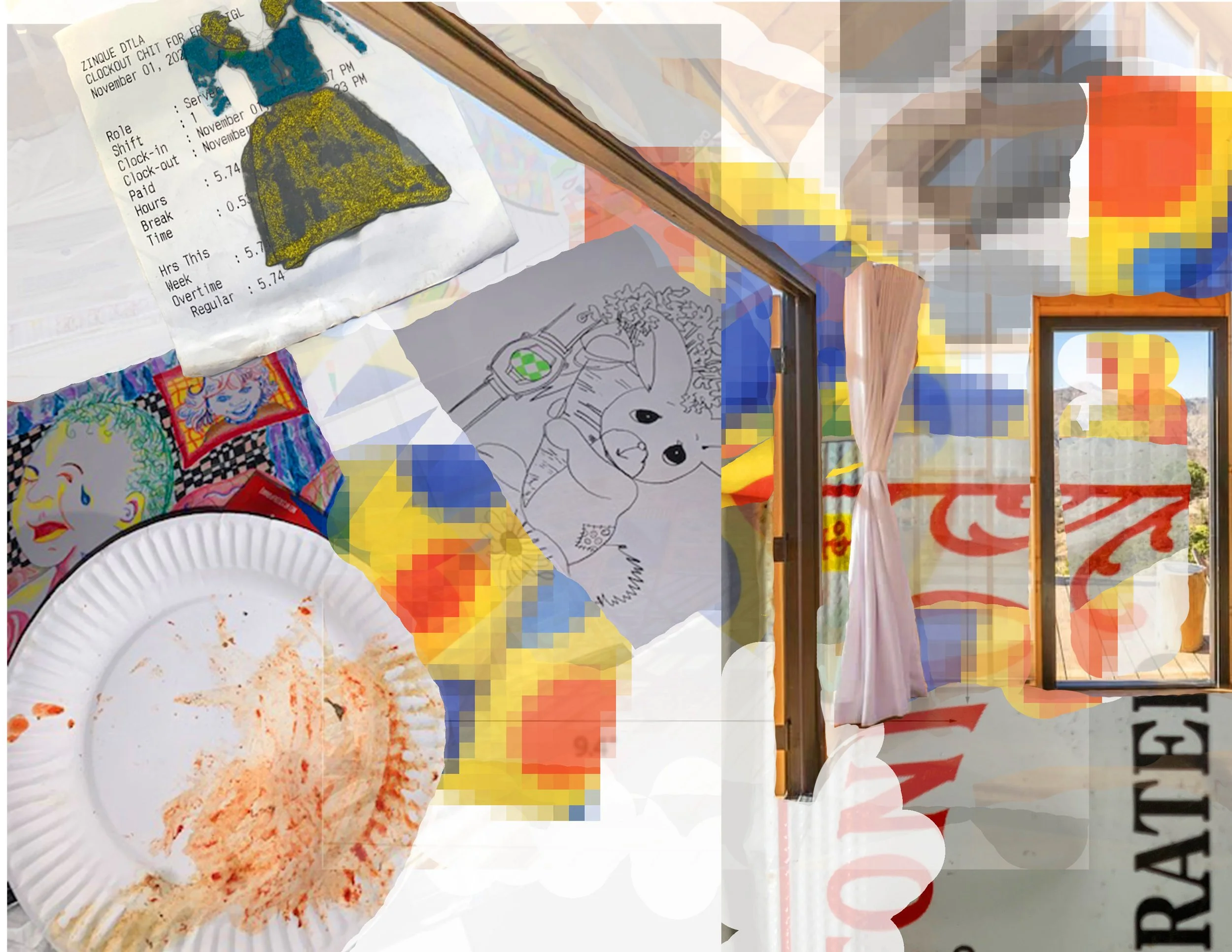 L'arlésienne collages