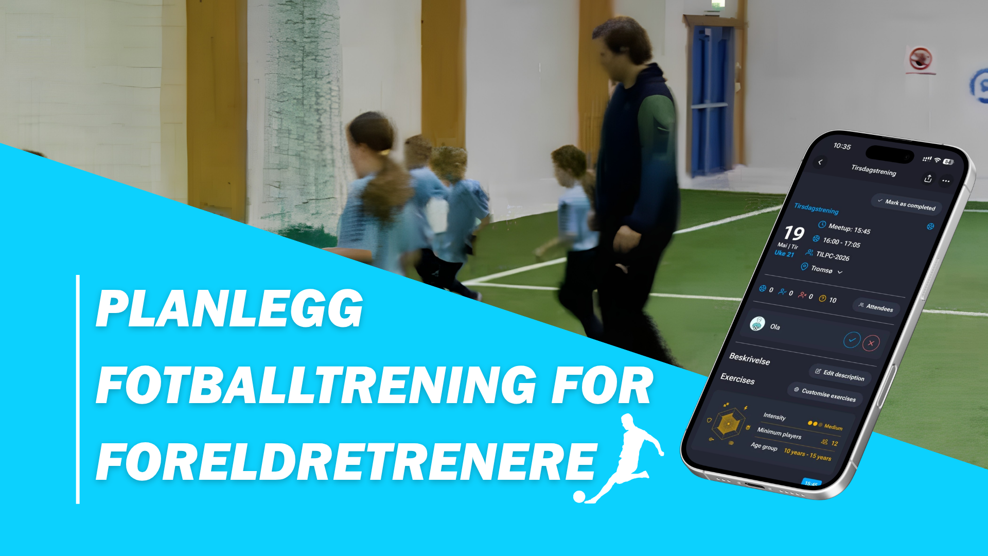 Hvordan planlegge fotballtrening — komplett guide for foreldretrenere