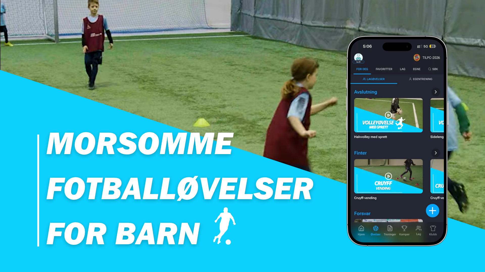 Morsomme oppvarmingsøvelser fotball — 8 leker barna elsker